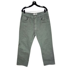 JEANERICA‎ VM0O9 VEGA Jeans LIGHT OLIVE GREEN Men's 34X34 Minimalist